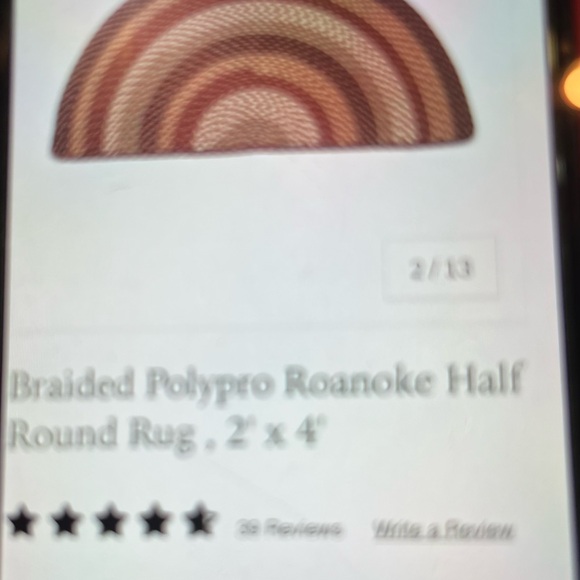 Braided Door Mat - Picture 3 of 4